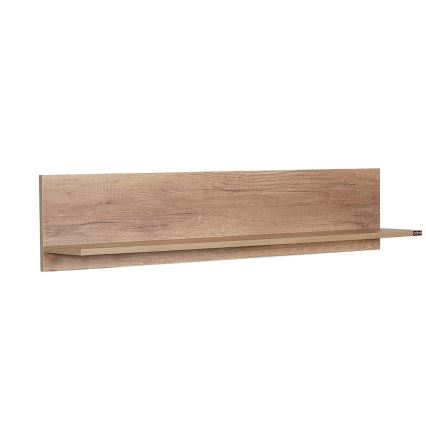 Wandplank 25x120 cm bruin