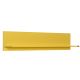 Wandplank 25x120 cm geel