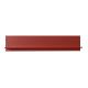 Wandplank 25x120 cm rood