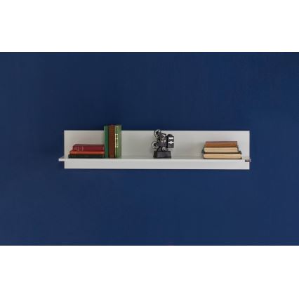 Wandplank 25x120 cm wit