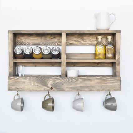 Wandplank 38x70 cm vuren