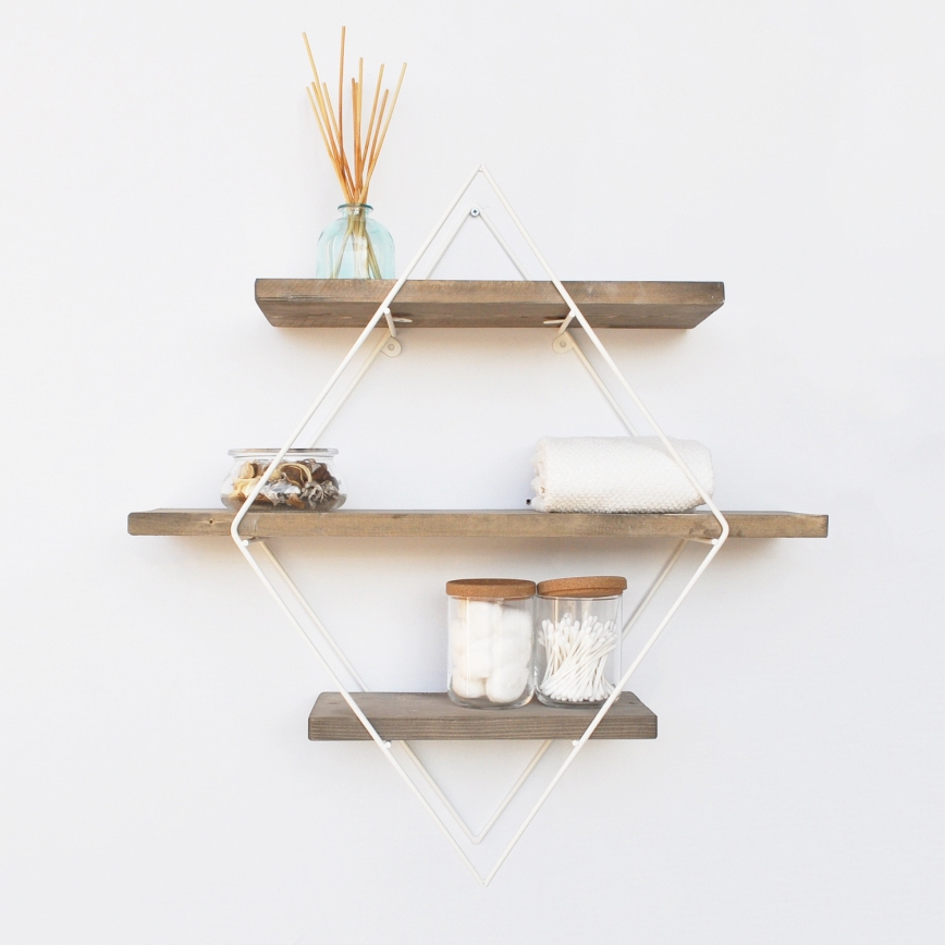Wandplank 42x62 cm vuren
