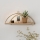 Wandplank 45x18 cm eiken/goud
