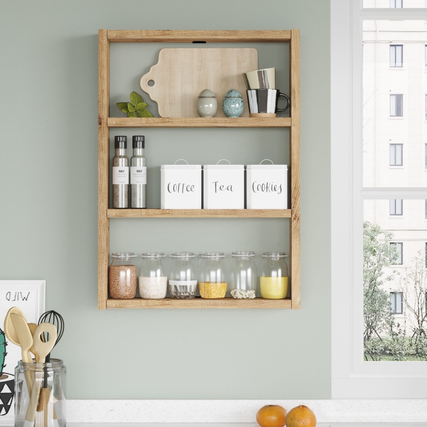 Wandplank 60x43,2 cm grenen atlantic