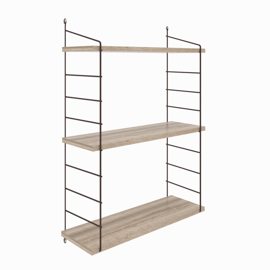 Wandplank ARMONI 85x72 cm bruin