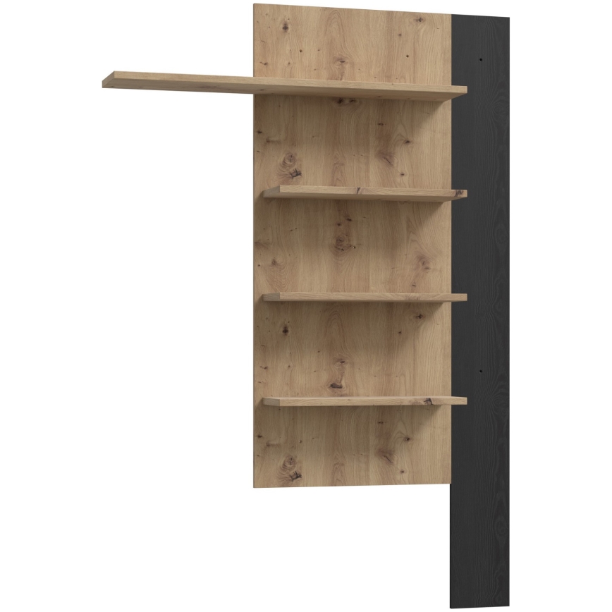 Wandplank INAR eiken/zwart