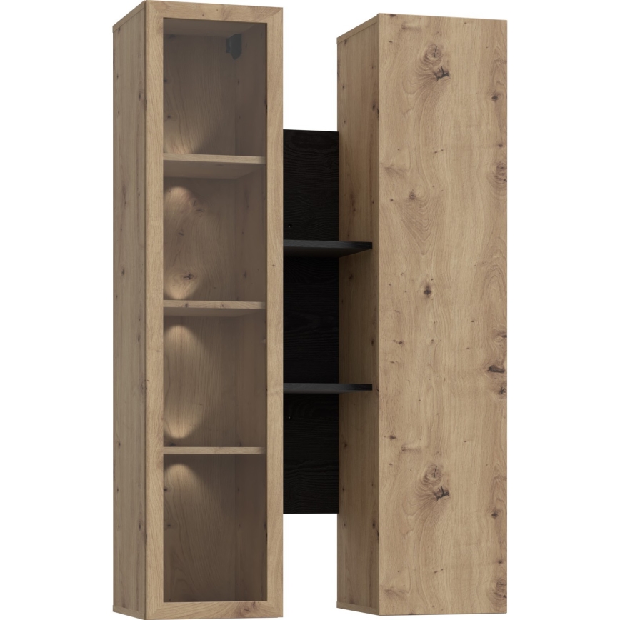 Wandplank INAR eiken/zwart