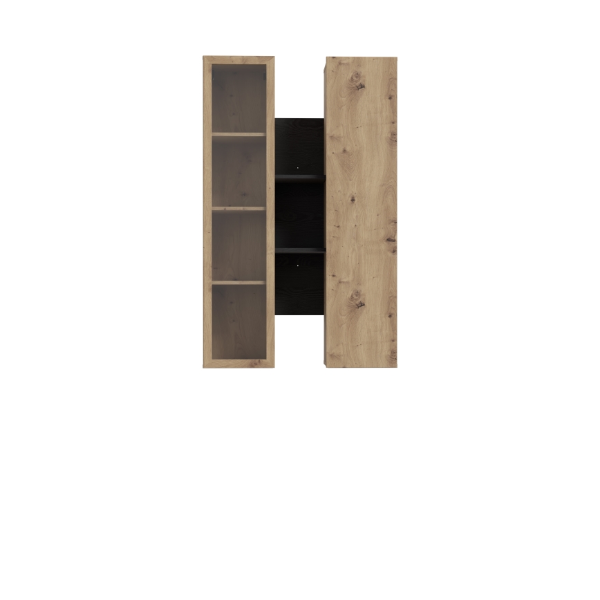 Wandplank INAR eiken/zwart