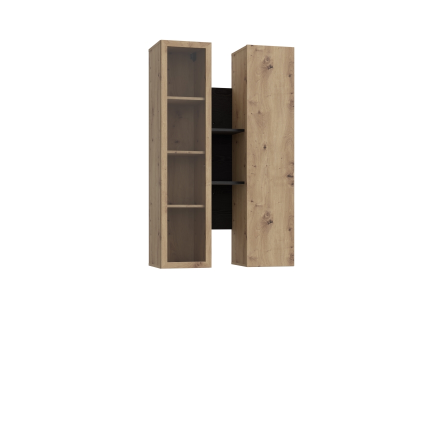 Wandplank INAR eiken/zwart