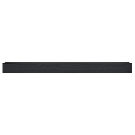 Wandplank LANDU 6x80 cm zwart