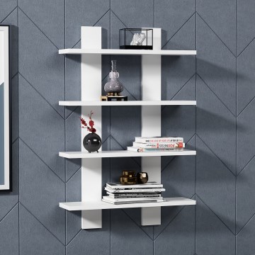Wandplank LAUREL 90x60 cm wit