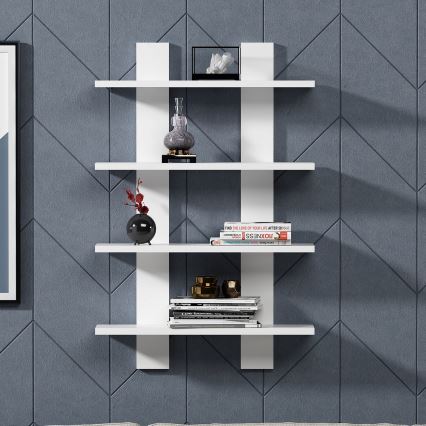 Wandplank LAUREL 90x60 cm wit