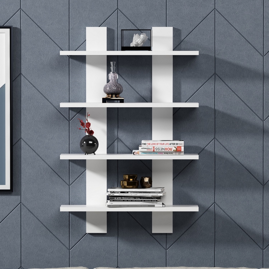 Wandplank LAUREL 90x60 cm wit