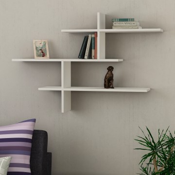 Wandplank LEO 80,5x123 cm wit