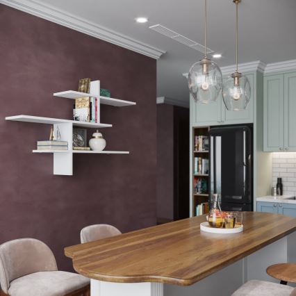 Wandplank LEO 80,5x123 cm wit