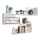 Wandplank MANUNIA 110x80x15 cm wit
