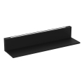 Wandplank met LED-verlichting SHELF 10x60 cm zwart
