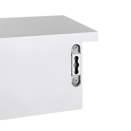 Wandplank met vakken SHELFY, wit