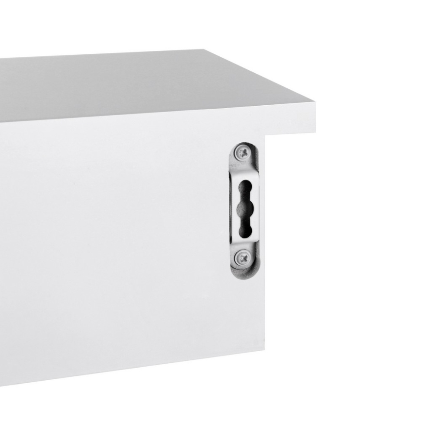 Wandplank met vakken SHELFY, wit