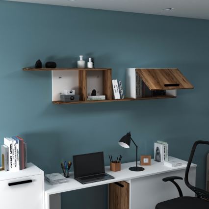 Wandplank NEWRA 35x150 cm bruin