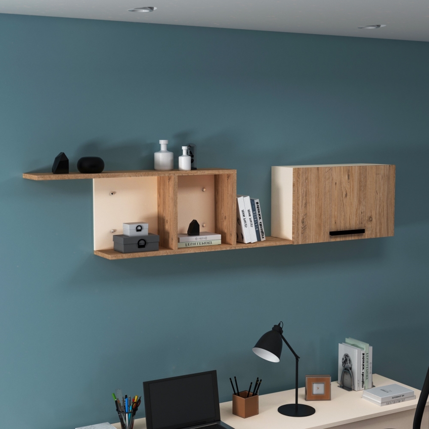Wandplank NEWRA 35x150 cm grenen atlantic