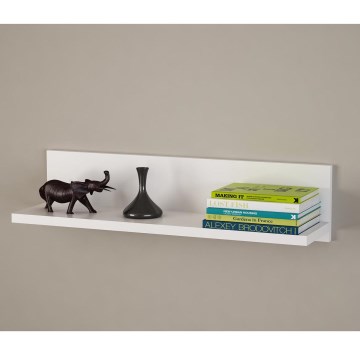 Wandplank NOVELLA 14x60 cm wit