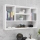 Wandplank PAPIKO 100x60x20 cm wit