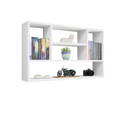 Wandplank PAPIKO 100x60x20 cm wit