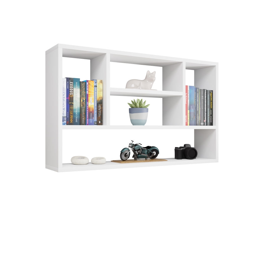 Wandplank PAPIKO 100x60x20 cm wit