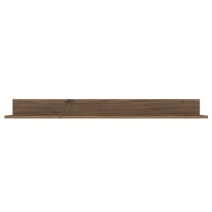 Wandplank RANI 135,8x15 cm bruin