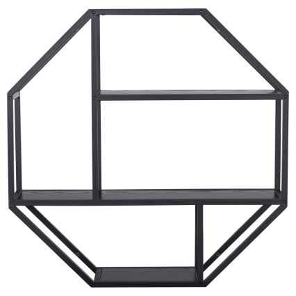 Wandplank SARON 77x77 cm zwart