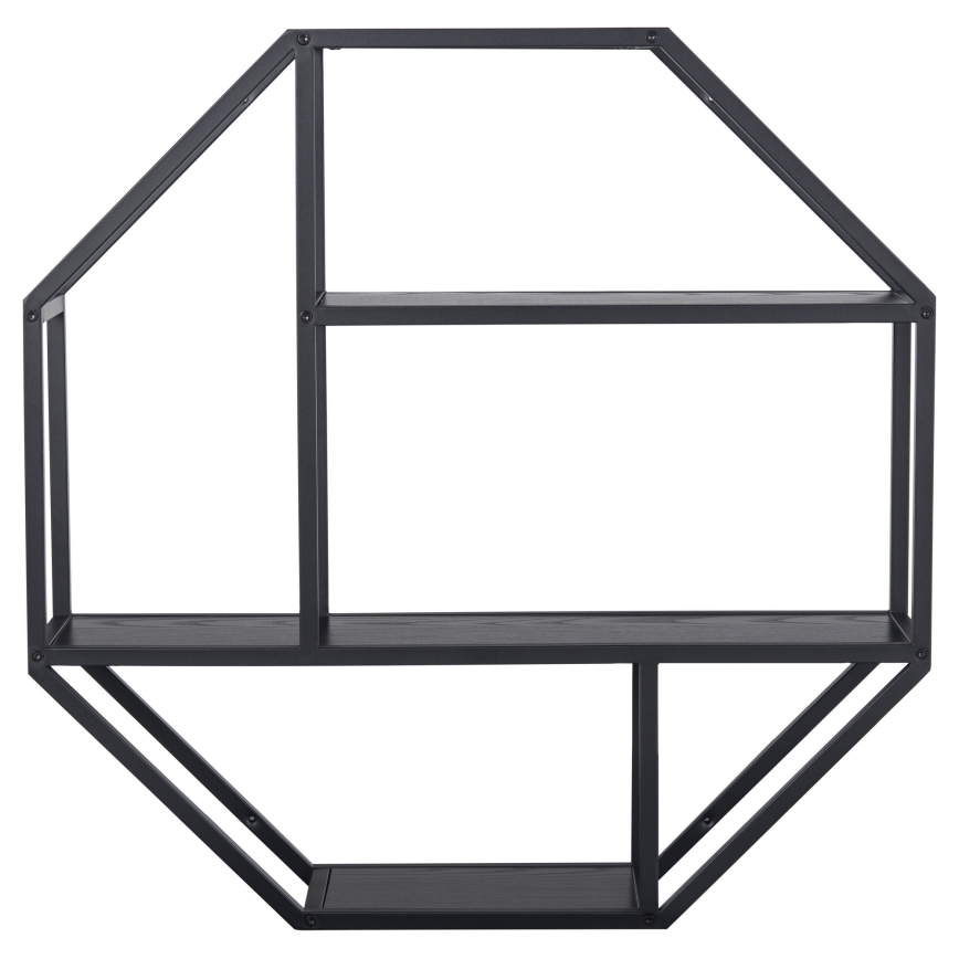 Wandplank SARON 77x77 cm zwart