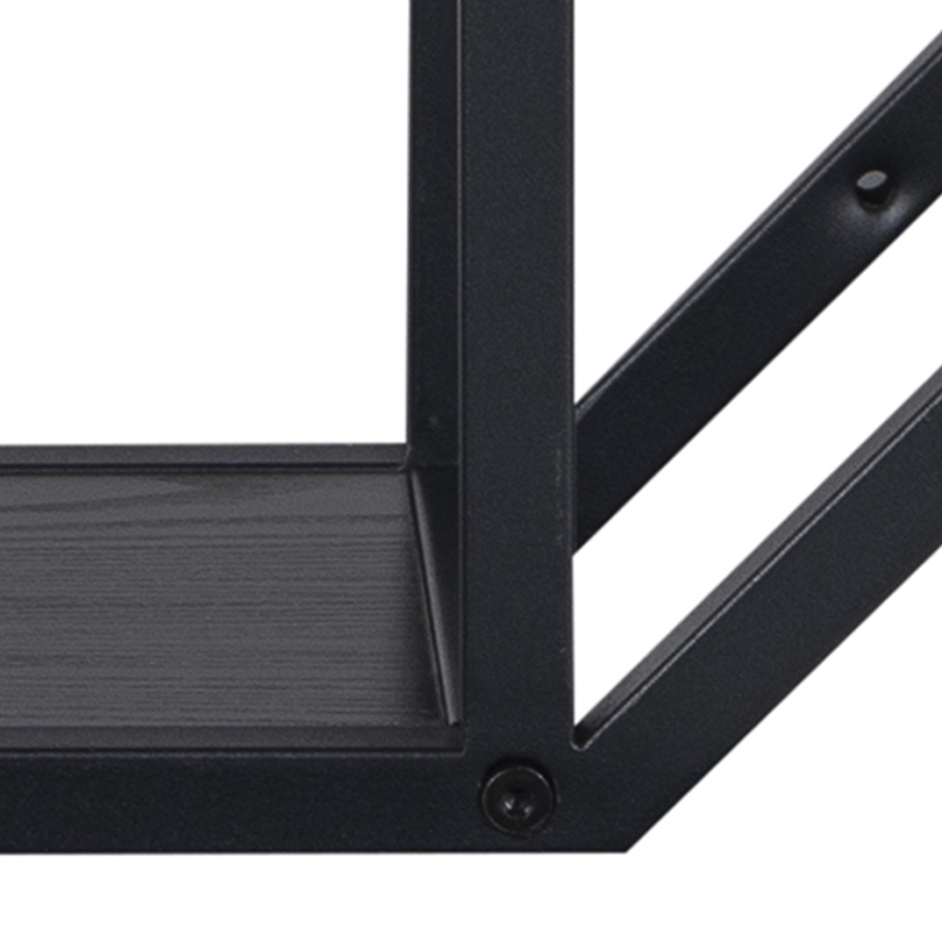 Wandplank SARON 77x77 cm zwart