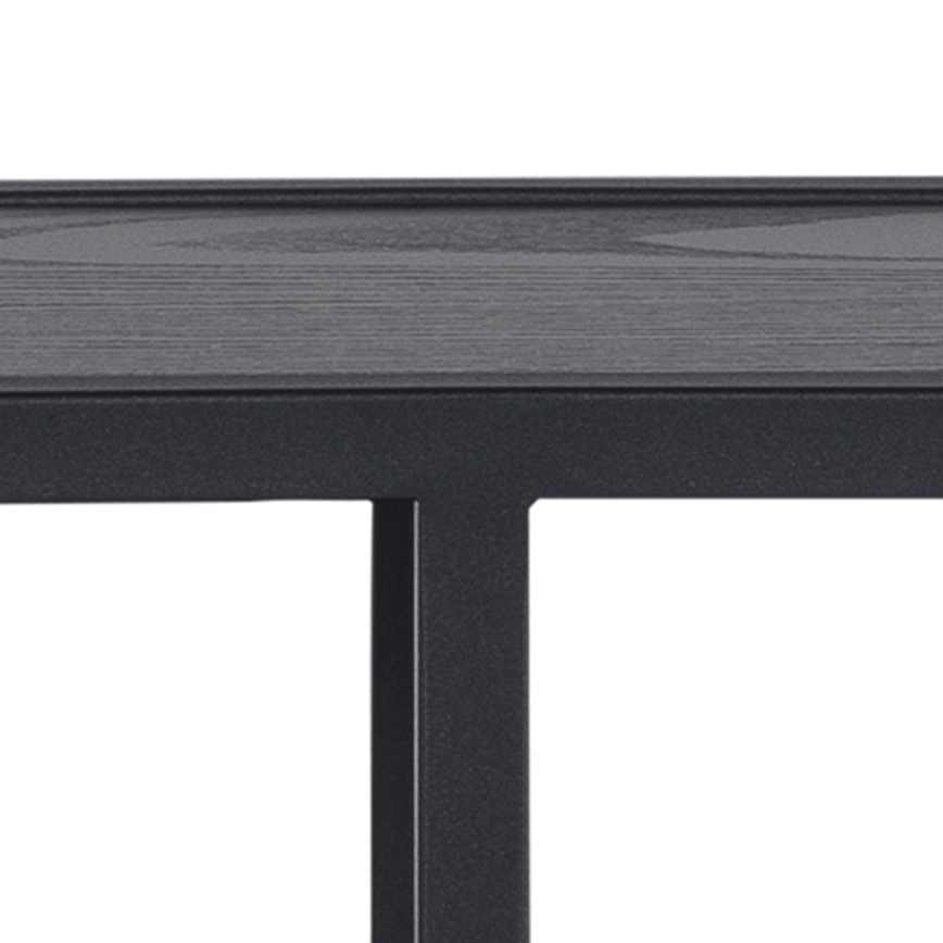 Wandplank SARON 77x77 cm zwart