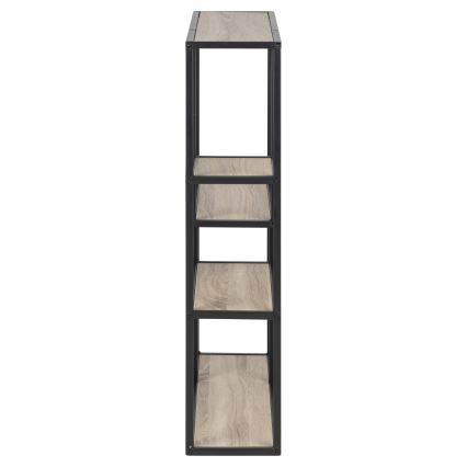 Wandplank SARON eiken sonoma/zwart