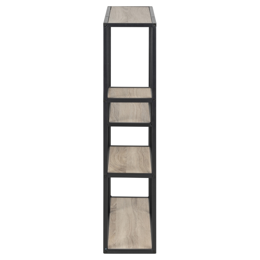 Wandplank SARON eiken sonoma/zwart