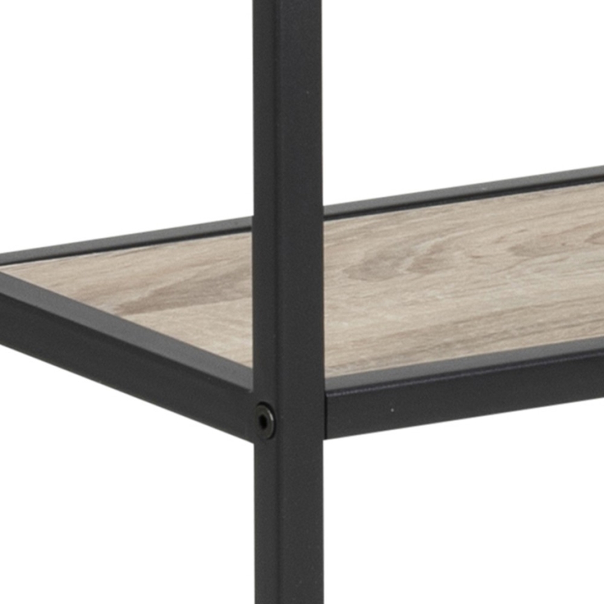 Wandplank SARON eiken sonoma/zwart