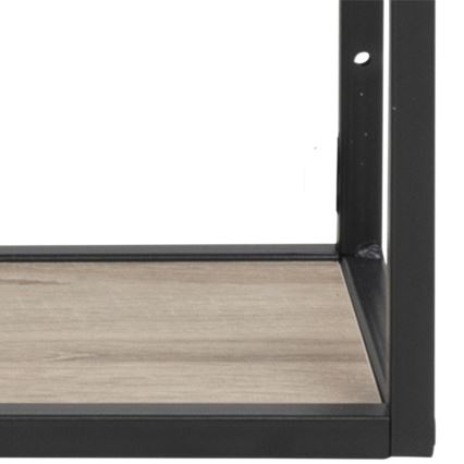 Wandplank SARON eiken sonoma/zwart