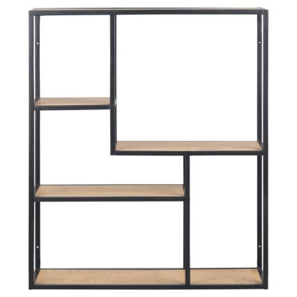 Wandplank SARON eiken/zwart