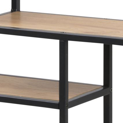 Wandplank SARON eiken/zwart