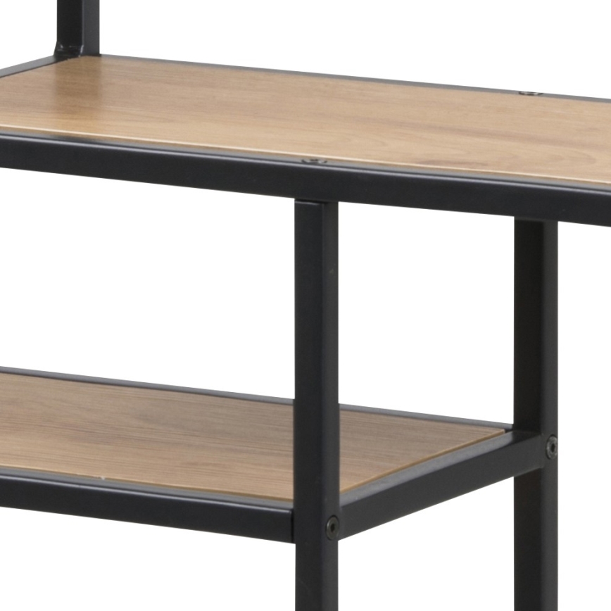 Wandplank SARON eiken/zwart