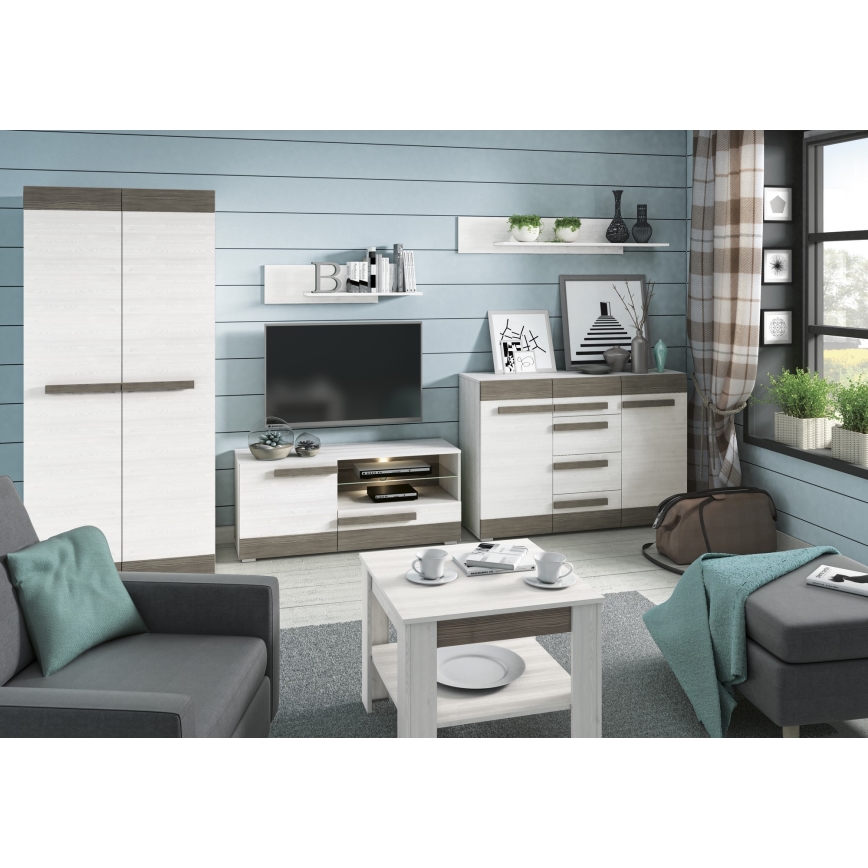 Wandplank SARPA 23x92 cm wit