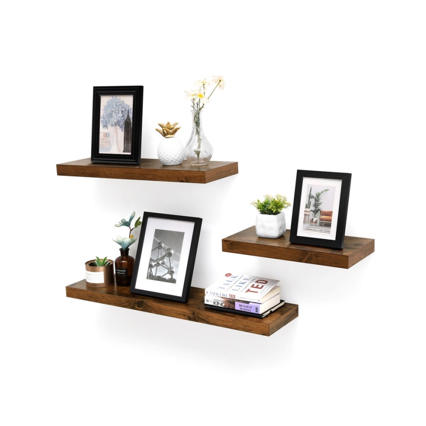 Wandplank SHELFY bruin