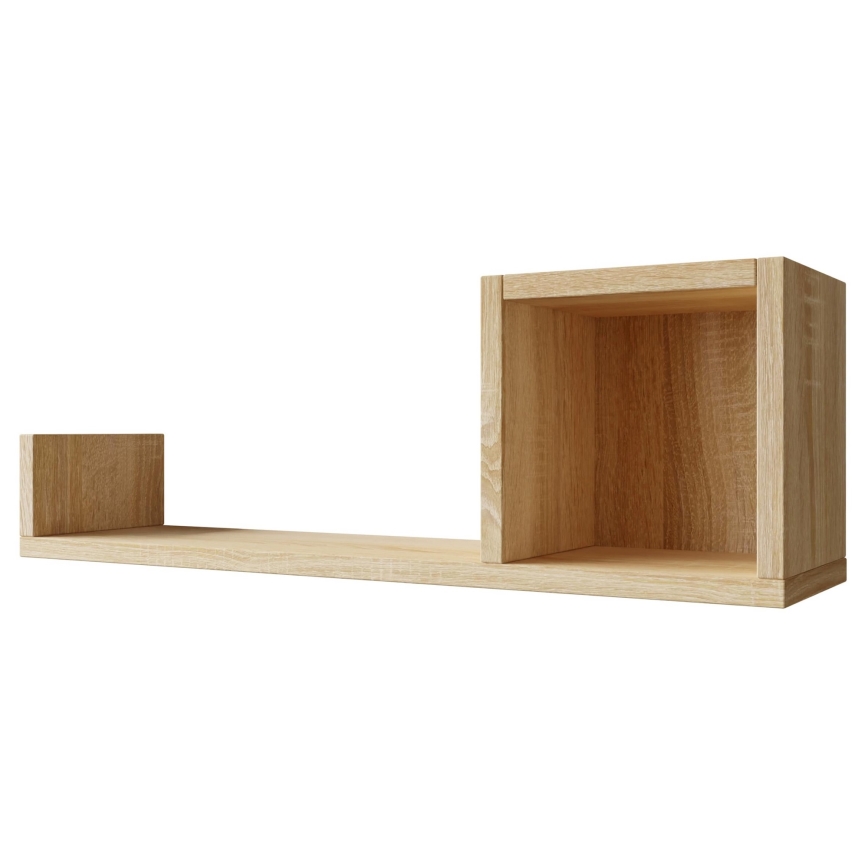 Wandplank SILETO 20x60 cm eiken sonoma