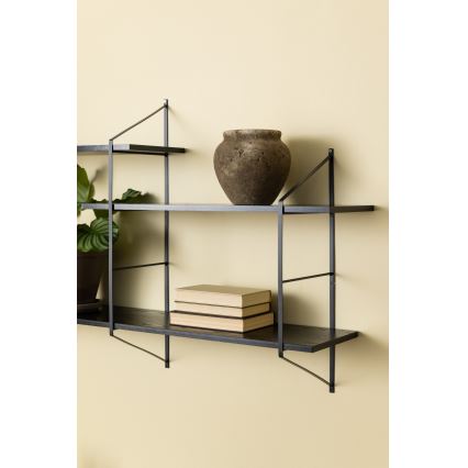 Wandplank TOCO 191x79 cm zwart