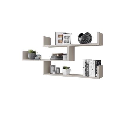 Wandplank TRIO 119x55 cm kasjmier