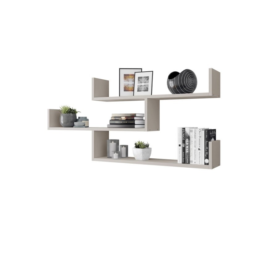 Wandplank TRIO 119x55 cm kasjmier