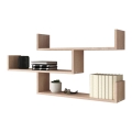 Wandplank TRIO 119x55x18 cm sonoma eiken