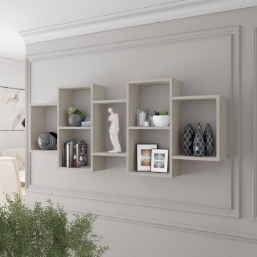 Wandplank TRIO 161x65 cm kasjmier
