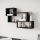 Wandplank TRIO 54x87 cm zwart grafiet